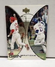 MARK McGWIRE 2000 Upper Deck Hitter's Club GENERATIONS OF EXCELLENCE #GE6