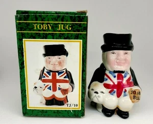 Toby Jug 'John Bull' With Bulldog 3D Figurine From The B.W.L Range Boxed 12cm H  - Picture 1 of 12