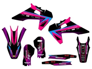 Kit de gráficos TX SURGE 2019-2022 rosa Senge compatible con Husqvarna - Imagen 1 de 10