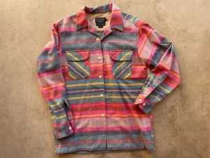 Pendleton Original Board Shirt Loop Collar Multicolor Rare Button Up - Picture 1 of 8