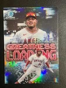 Christian Moore 2025 Bowman Greatness Loading Prospects Chrome Card GL-19 - Picture 1 of 2
