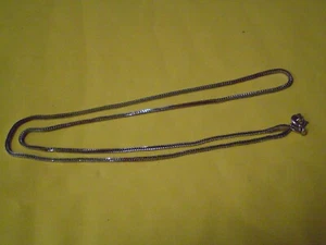 14K White Gold Ladies Heart Link Necklace 4.0 grams 18 inch Length - Picture 1 of 2