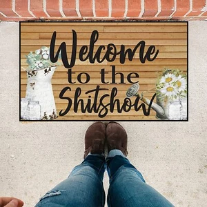Welcome Doormat 24 inches x 36 inches, Welcome to The Shitshow, 19558 - Picture 1 of 7