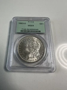 1883-O Morgan Dollar PCGS MS64 Old Green Holder - Picture 1 of 3