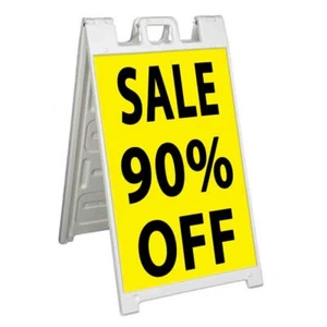 SALE 90% OFF Signicade 24x36 A Frame Sidewalk Sign Double Sided OFFER - Picture 1 of 9