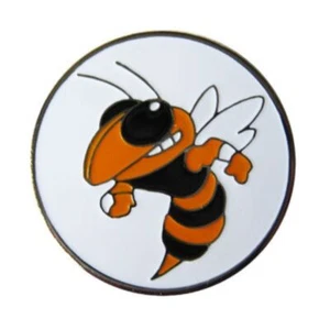 Hornet Georgia Tech gelbe Jacken Sport Golfball Marker & Hutclip - Bild 1 von 2