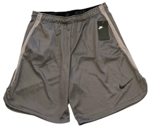 Nike Shorts Herren L grau Training Taschen Swoosh Logo Kordelzug elastisch sportlich - Bild 1 von 14