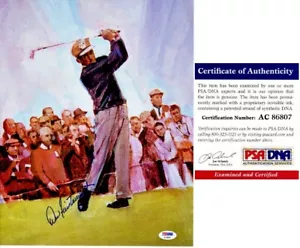 Dow Finsterwald firmato - foto autografata golf 11x14 pollici - PSA/DNA COA - Foto 1 di 2