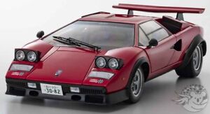 Kyosho Original 1/12 Scale Lamborghini Countach Walter Wolf Red KS08617R Car Toy