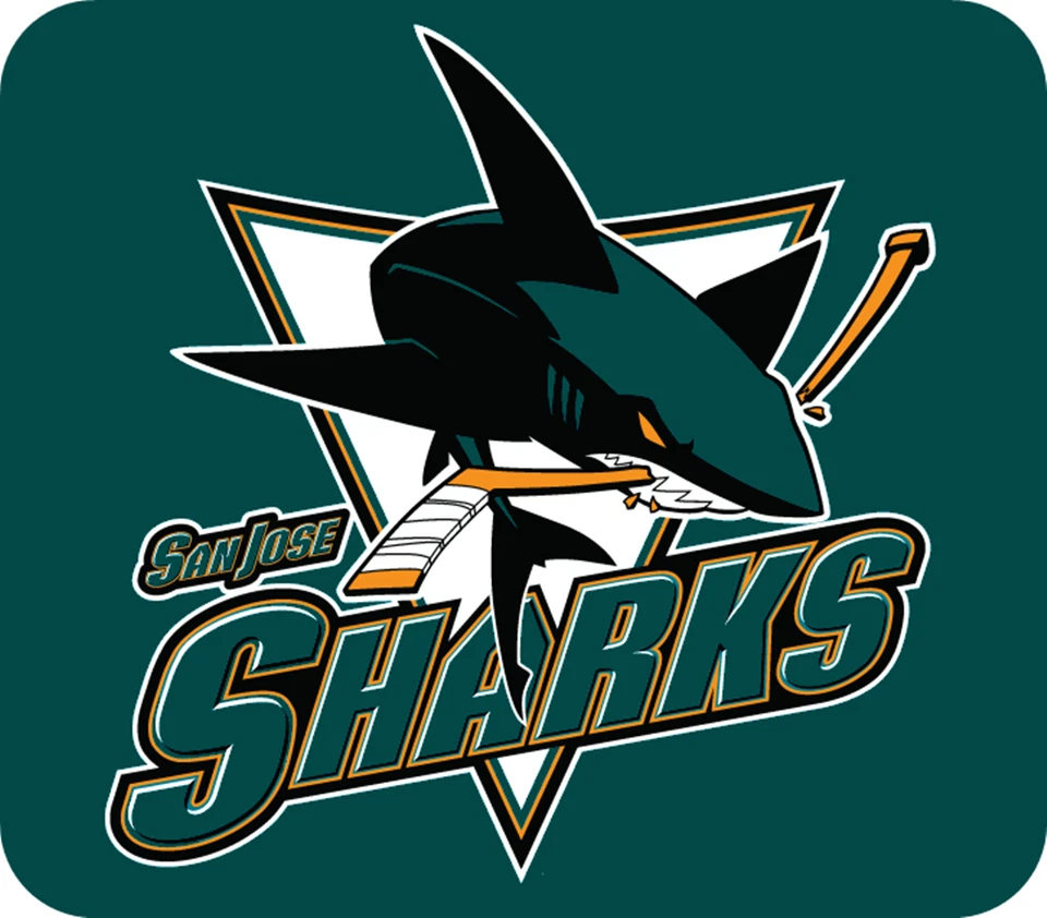 Alfombrilla de ratón para computadora/laptop NHL San Jose Sharks Foto 1 de 1