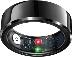 2025 Smart Ring Gesundheitstracker, IP65 wasserdichter Monitor für Herzfrequenz & Fitness - Bild 1 von 6
