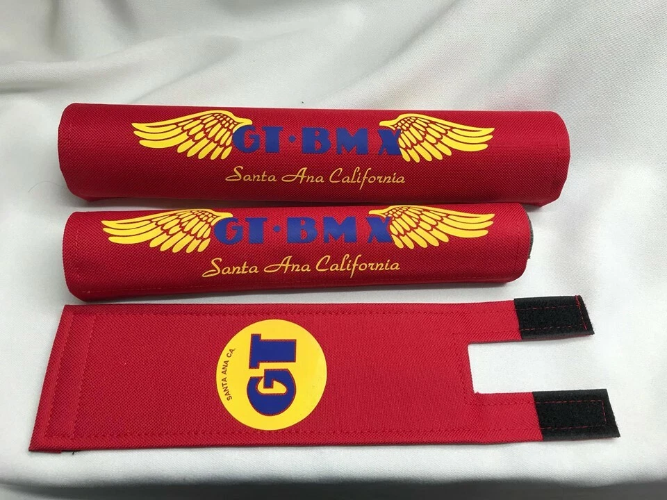 G T PAD SET PRO cuadro manillar barra vástago bmx Rehecho rojo Foto 1 de 1