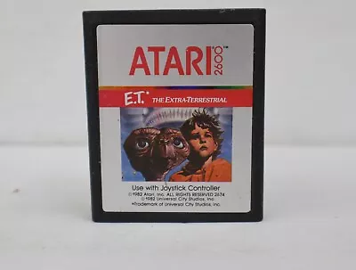 E.T. The Extra-Terrestrial (Atari 2600, 1982) Cart Only - Image 1 of 2