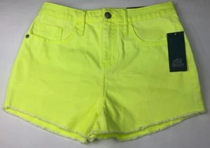 (Talla 4) Nuevos pantalones cortos Target Wild Fable Quarrion amarillo neón tiro alto - Imagen 1 de 5