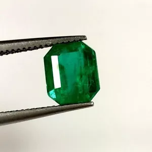 1,55 ct smeraldo naturale taglio ottagonale ~AAA esclusiva pietra preziosa collezione top grade - Foto 1 di 4