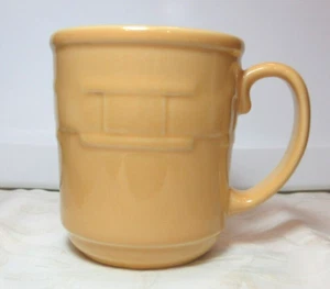 Longaberger WOVEN TRADITIONS (BUTTERNUT) *1 Coffee/Tea Mug* 4" 12 oz. U.S.A - Picture 1 of 7