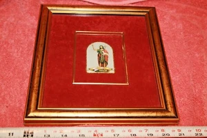 Vintage Italy San Giovanni Picture Framed Tabor Creazons Religiosi Artigianali - Picture 1 of 6