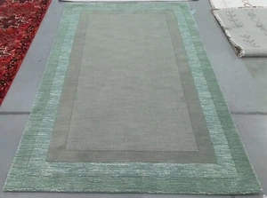 GREEN / BEIGE 5'-0" x 8'-0" Back Stain Rug, Reduced Price 1172774016 IM821D-5 - Picture 1 of 4