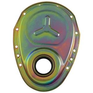 Timing Cover Chevrolet Small Block 283-305-327-350-400 Roller Cam Zinc Steel - Picture 1 of 1