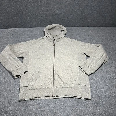 Hugo Boss Hombre Gris Cremallera Completa Extraíble Capucha Sudadera Tejida Sudadera con Capucha Talla XL Foto 1 de 4