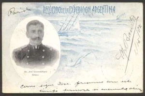 Argentina Expedición Antártica S.S Uruguay José Gorrochategui 1904 ¡Postal!!! - Imagen 1 de 2