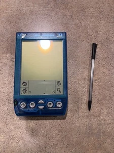 Visera de resorte de mano Deluxe (azul translúcido) organizador PDA portátil Palm Pilot - Imagen 1 de 10
