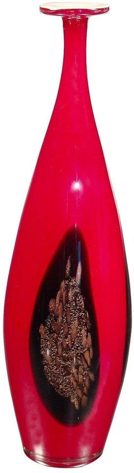 Vaso grande de vidro arte soprado à mão Roseville - Imagem 1 de 1