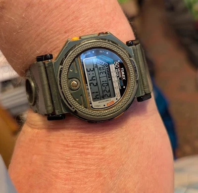 RARE Vintage Timex Blazer 707 LCD Digital Watch on Original Strap. - Image 1 of 4