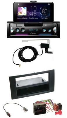 Pioneer DAB Bluetooth MP3 USB Autoradio für Ford Fusion Transit Kuga 05-12 schwa - Bild 1 von 4