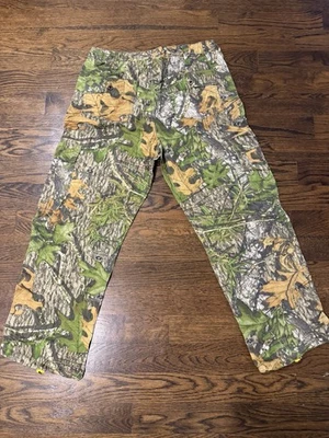 Pantalones de caza Mossy Oak camuflaje bolsillo cargo para hombre talla grande 36-38 Foto 1 de 4