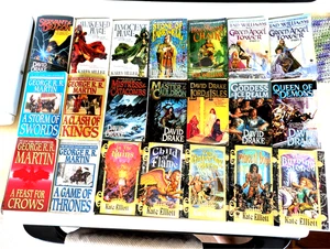 Großes Set Fantasy Bücher David Drake Tad Williams Kate Elliot George Martin - Bild 1 von 4