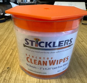 Sticklers Benchtop Lint-Free Clean Wipes - 2" x 4.5"  NSN: 7920-01-547-6547 - Picture 1 of 4