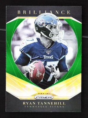 2020 Panini Prizm Brilliance Green Ryan Tannehill Tennessee Titans #6 - Image 1 of 2