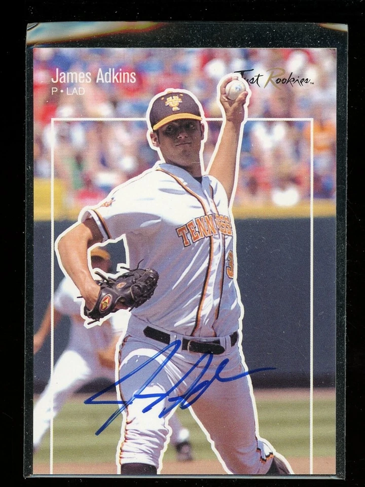 2007 Tennessee Volunteers JAMES ADKINS Signed Card autograph AUTO DODGERS - Image 1 of 1