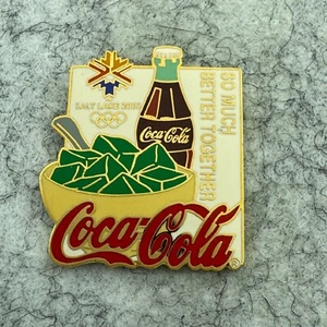 2002 SLC Salt Lake City Olympics Lapel Pin Coca-Cola Coke Jello Better Together - Picture 1 of 3