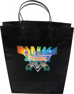 Michael Jackson Sac Papier BAD TOUR Carrier Paper Bag Gift JAPAN PROMO 1987 - Imagen 1 de 6