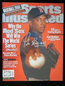 Pedro Martinez Baseball Red Sox Signed Sports Illustrated Magazine - No Label
