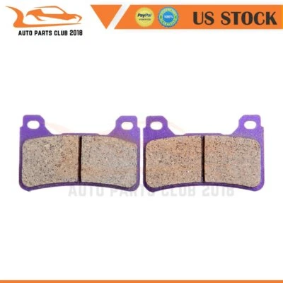 Front Carbon fiber Brake Pads for HONDA CBR600RR 2005-2012 2008 2009 2010 2011 - Image 1 of 4