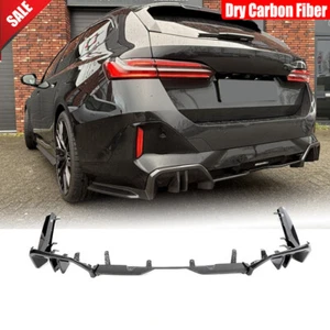 Dry Carbon Rear Bumper Diffuser Lip for BMW 5 Series I5 G60 530e M Sport 2024UP - Picture 1 of 13