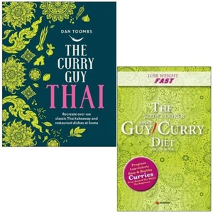 Curry Guy Thai,The Slow Cooker Spice-Guy Curry Diet By Iota 2 Books Set  - Picture 1 of 3