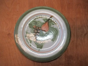 John B Taylor Louisville KY HARVEST Lg Dinner Plates 11" Green 1 available - Picture 1 of 6