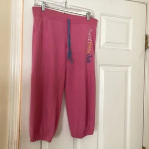 Vintage Bobby Jack Pants Capri Girls Sz XL Pink Elastic Waist  - Picture 1 of 7
