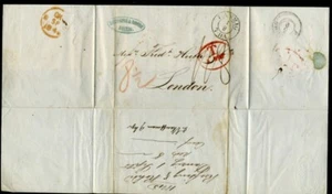 DANZIG 1845 GANZER BRIEF NACH LONDON - Bild 1 von 2