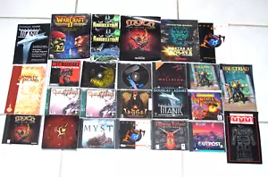 Vintage PC LOT 16 Spiele CD-ROM: Diablo, Warcraft, Starcraft, Monkey Island MEHR! - Bild 1 von 13