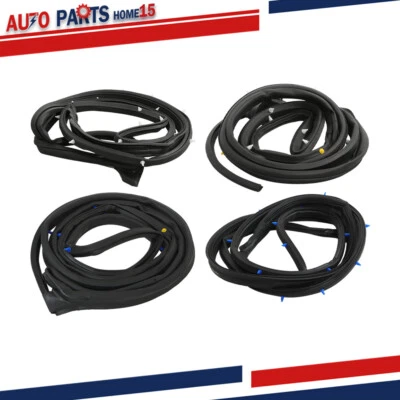 Para Honda CR-V 2002 2003-2006 pelado de goma abierto 4 piezas puerta impermeabilizante Foto 1 de 4