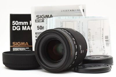 SIGMA 50mm f2.8 DG EX MACRO AF Lens for Sony Minolta A mount [Near MINT] JAPAN - Image 1 of 4