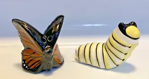 Neu Cracker Fass Raupe und Schmetterling Salz Pfeffer - Bild 1 von 8