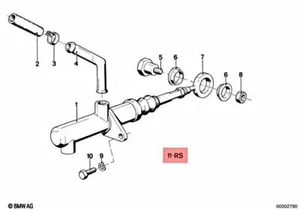 Genuine BMW E12 E21 E23 E24 Clutch Master Cylinder Repair Kit OEM 21521155030 - Picture 1 of 1
