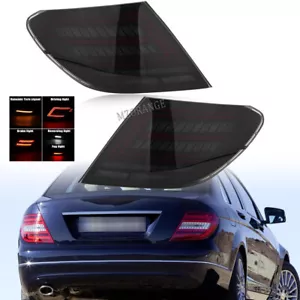 Luces traseras LED luces de freno para Mercedes Benz W204 C200 C250 C300 2007-2013 2014 - Imagen 1 de 14