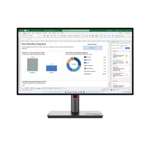 Lenovo ThinkVision P27h-30 27" Quad HD IPS LED Monitor Resp 6m Aspect Ratio 16:9 - Picture 1 of 8